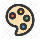 Palette Paint Colors Icon