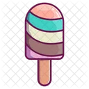 Conjunto De 25 Iconos De Helado 1 Paquete De Iconos De Helado De Color Lineal Icono