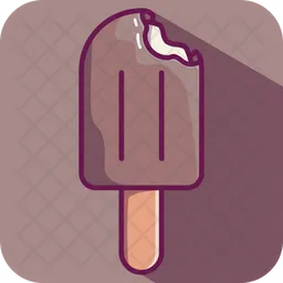 Bocado de palito de helado  Icono