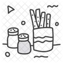 Palitos de pan  Icono