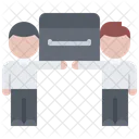 Pallbearer Carrying Cuffin Funeral Icon