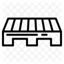 Pallet Delivery Warehouse Icon