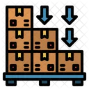 Pallet Delivery Warehouse Icon