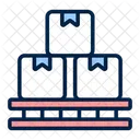 Pallet Cargo Boxes Icon