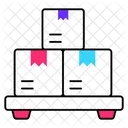 Pallet Delivery Warehouse Icon