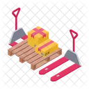 Pallet Jack Forklift Heavy Equipment アイコン