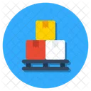 Pallet Logistics Product Distribution Package Sorting Icon
