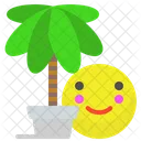 Palm Holiday Palm Plant Icon