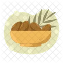 Palm Fruits Dates Food Icon
