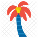 Summer Palm Tropical Icon