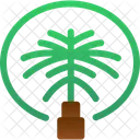 Palmeira jumeirah  Ícone