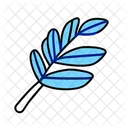 Palm Leaf Summer Vacation Icon