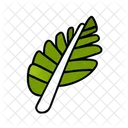 Palm Leaf Summer Vacation Icon