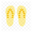 Palm Leaf Sandal Palm Craft Footwear Icon