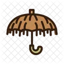 Palm Leaf Umbrella Palm Craft Ecofriendly Icon