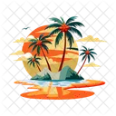 Palm sland  Icon