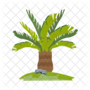 Palm Summer Leaf Icon