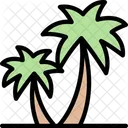 Palm Tree Beach Coconut Tree Icon