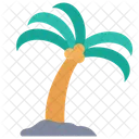 Beach Tree Holiday Icon