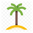 Palm Oasis Sand Icon