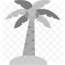 Palm Tree Beach Coconut Icon