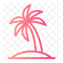 Palm Tree Coconut Tropical Icon