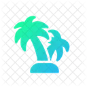 Palm Travel Tree Icon