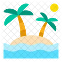 Palm Tree Beach Coconut Tree Beach Icon