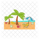 Beach Sea Ocean Icon