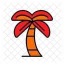 Palm Tree Summer Vacation Icon