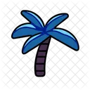 Palm Tree Summer Vacation Icon