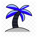 Palm Tree Summer Vacation Icon