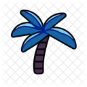 Palm Tree Summer Vacation Icon