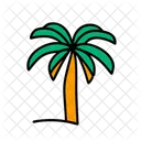 Palm Tree Summer Vacation Icon
