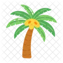 Palm Tree Tropical Island Icon
