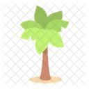 Palm Tree Beach Icon
