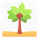Beach Island Vacation Icon