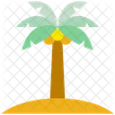Summer Island Beach Icon