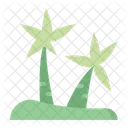 Palm Tree Travel Photography Icon