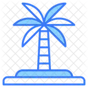 Palm Tree Beach Icon