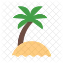 Beach Tree Nature Icon