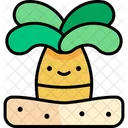 Palm Tree Kawaii Summer Icon