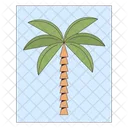 Palm tree painting  Icon
