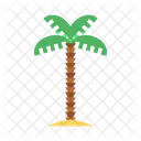 Palm Tree Vacation Icon