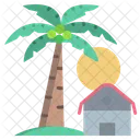 Palm Tree View Palm Tree Beach Icon