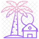 Palm Tree View  Icon