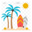 Palm Trees Coconut Trees Beach Trees Icon