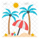 Palm Trees Coconut Trees Beach Trees Icon