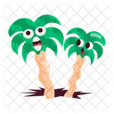Graffiti Stickers Cute Smiles Cartoon Expression Icon