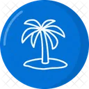 Palme Strand Baum Symbol